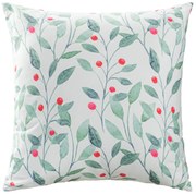 VIANOČNÁ DEKORAČNÁ OBLIEČKA NA VANKÚŠ MERRY 43X43 CM VZOROVANÁ