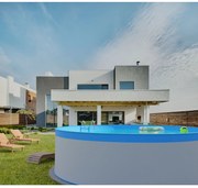Planet Pool White/Blue - bazén 350 x 90 cm