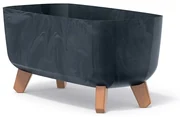 Kvetináč GRACIA CASE BETON EFFECT 39cm antracit