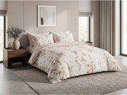 Mikroflanelové obliečky BOTANIQUE krémovo-hnedé Rozmer obliečky: 70 x 90 cm | 140 x 200 cm