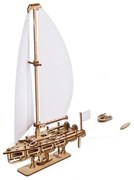 Ugears 3D drevené mechanické puzzle Jachta The Ocean Beauty
