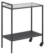 Čierny odkladací stolík Actona Seaford