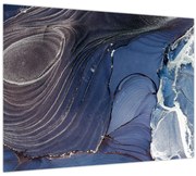 Obraz - Mramorovaný atrament (70x50 cm)