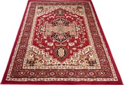 TA Koberec Q011A RED EUFRAT BLX Červený Obdĺžnikový Rozmer: 70X140 cm