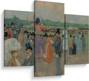 Obraz - Jean-Louis Forain, The Races at Longchamp, reprodukcia (90x60 cm)