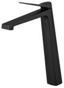 Gamma Roma, vysoká umývadlová batéria h-290, čierna matná, GMA-BRUW-BK