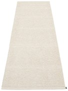 Krémový vnútorný a vonkajší behúň 70x200 cm Mono Linen Vanilla – Pappelina