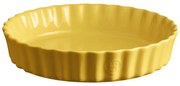 Žltá keramická koláčová forma Emile Henry, ⌀ 24 cm