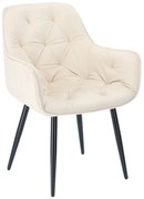 GARDEN LINE Zamatové kreslo GardenLine Farba: bežová