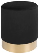 Čierny puf House Nordic Gamby, ø 34 cm