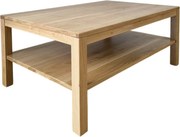 Moderný dubový konferenčný stolík z masívu, 110x70x45 cm