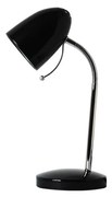 Aigostar - Stolná lampa 1xE27/36W/230V čierna/chróm