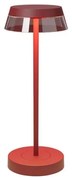 Redo 90311- LED Stmievateľná stolná lampa ILUNA LED/2,5W/5V 3000 mAh IP65 červená