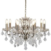 Searchlight 8738-8AB - Krištáľový luster na reťazi PARIS 8xE14/40W/230V