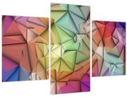 Obraz - Polygonálna abstrakcia (90x60 cm)