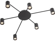 Redo 01-4052 - Bodové svietidlo NOA 6xGU10/10W/230V čierna