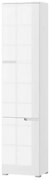 Regál Selene 13-  216 cm bílý lesk/mat