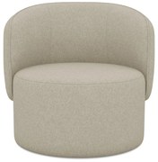 Béžové kreslo Ipo – Makamii