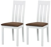Sada jedálenských stoličiek BC-2602 WT, 2 ks