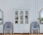 Biely regál 3-dverový Lyra, kolekcia Victoria