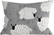 Polybavlnená obliečka na vankúš SHEEP POLY 50x70 cm, sivá