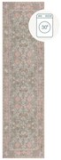 Svetlozelený prateľný behúň 60x230 cm Una Floral – Flair Rugs