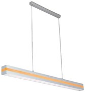 Luster na lanku OFINNA 1xG5/28W/230V strieborná/oranžová