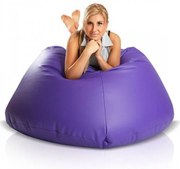 INTERMEDIC SK - Sedací vak MAXI 140x70 cm | extra veľký vak na sedenie a ležanie, 570 l Farba: E07 - Fialová (ekokoža)
