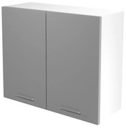 Horná skrinka Vento G-80/72, biela / sivá