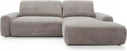 Rohová sedacia súprava Afelia (p) (sivobéžová)