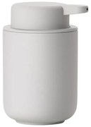Svetlosivý dávkovač tekutého mydla z kameniny Zone Soft Grey, 250 ml