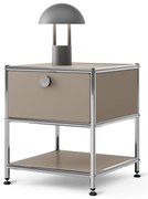 Kovový nočný stolík s 1 zásuvkou »CN3«