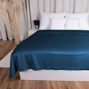 Biante Zamatový prehoz na posteľ Velvet Prémium SVP-001 Petrolejovo modrý 140x200 cm