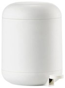 Biely nášľapný plastový odpadkový kôš 4 l Sensu – Zone