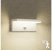 Brilagi -LED Vonkajšie nástenné svietidlo so senzorom TESSI LED/10W/230V biela IP54