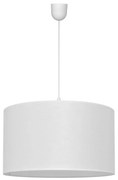 Luster na lanku ALBA 1xE27/15W/230V pr. 45 cm biela