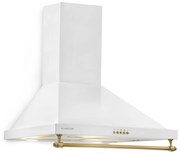 Klarstein Montblanc 60, digestor, 60 cm, nástenný, 610 m³/h, LED, lišta, biely