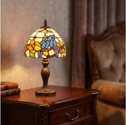 Brilagi - Tiffany vitrážová stolná lampa JUNGLE 1xE27/60W/230V
