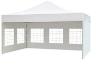 Nožnicový stan POLOPROFI PLUS 3x4,5 m biely