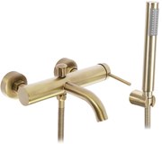 Rea Spot, vaňová batéria s ručnou sprchovou súpravou, zlatá matná, REA-B2083