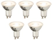 Sada 5 stmievateľných LED žiaroviek GU10 8W 660lm 3000K