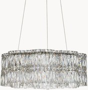 Stmievateľný krištáľový sklenený LED luster Nuvia