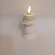 DECOLED Keramický svietnik, 7 x 7 x 6,5 cm