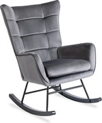 PROXIMA.store - Hojdacie kreslo JACKSON FARBA: sivá