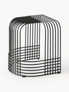 Ručne vyrobený kovový stolček Drop