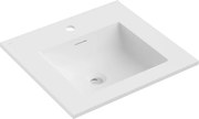 Mexen Otis umývadlo zapustené do dosky 51 x 46,5 cm, biely mat - 25185001