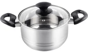 Lamart LEGER Nerezový hrniec LTB1810 180 mm 2,7 l so sklenenou pokrievkou