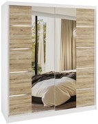 Šatníková skriňa SERENITY 158 cm dub sonoma mat ME SERENITY SZP7/0/W/DS/0/HIAL