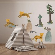 Samolepky na stenu - Gepardi