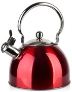 Kovová čajová kanvica Liam Red 2,5l